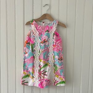 Lilly Pulitzer for Target Cotton Floral Sleeveless Dress girls 4t